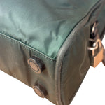 Prada Green Tessuto Cloth Hand Bag