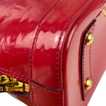 Louis Vuitton Red Vernis Alma BB Two-Way Bag