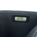 Chanel Black Quilted Lambskin Boy Flap Wallet On Chain 2014