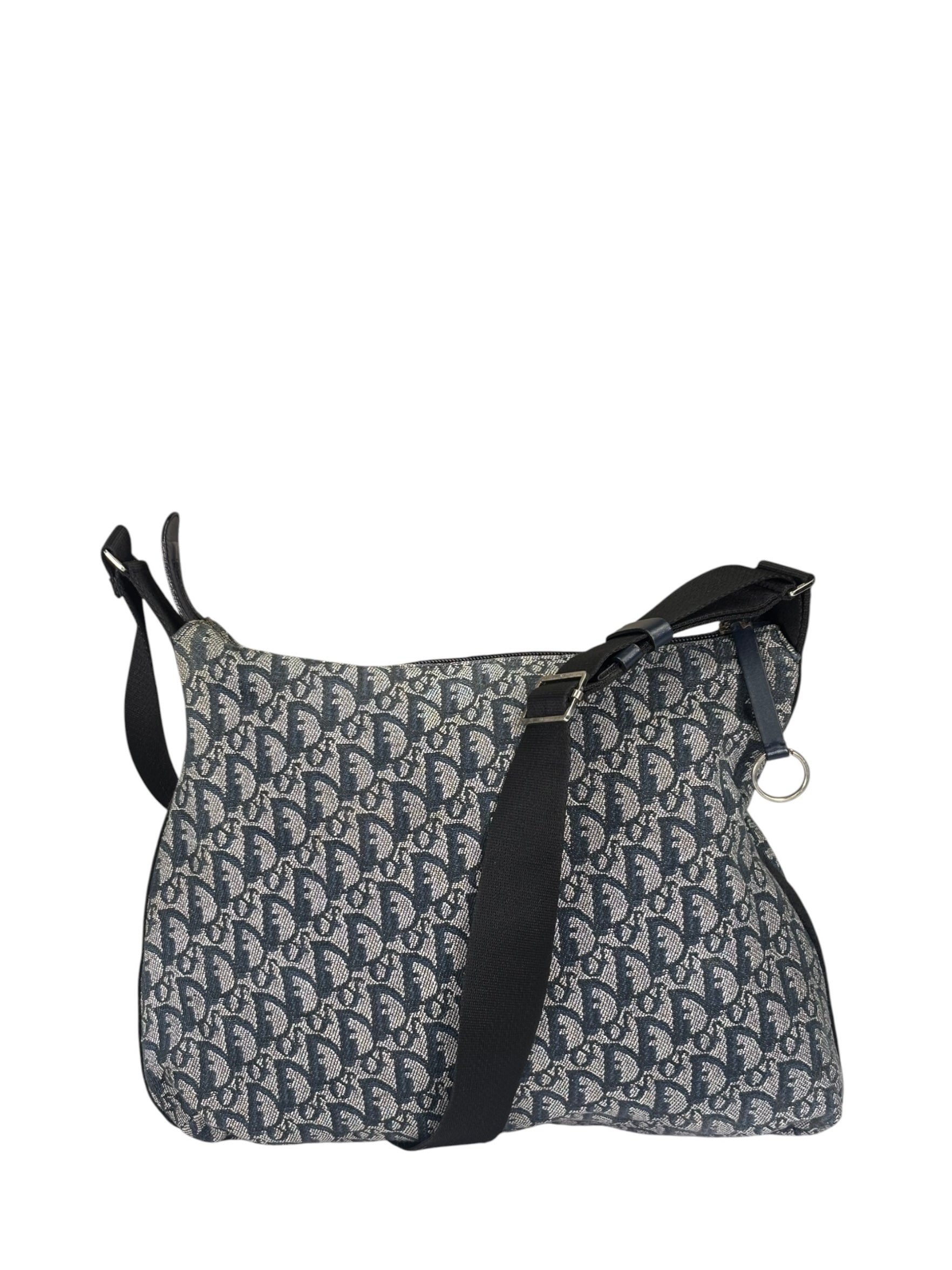 Christian Dior Vintage Blue/Black Trotter Messenger Bag