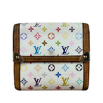 Louis Vuitton White Murakami Compact Wallet