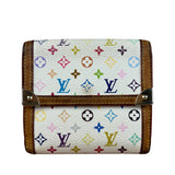 Louis Vuitton White Murakami Compact Wallet