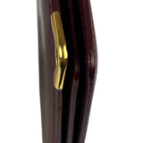 Cartier Vintage Burgundy Leather Wallet