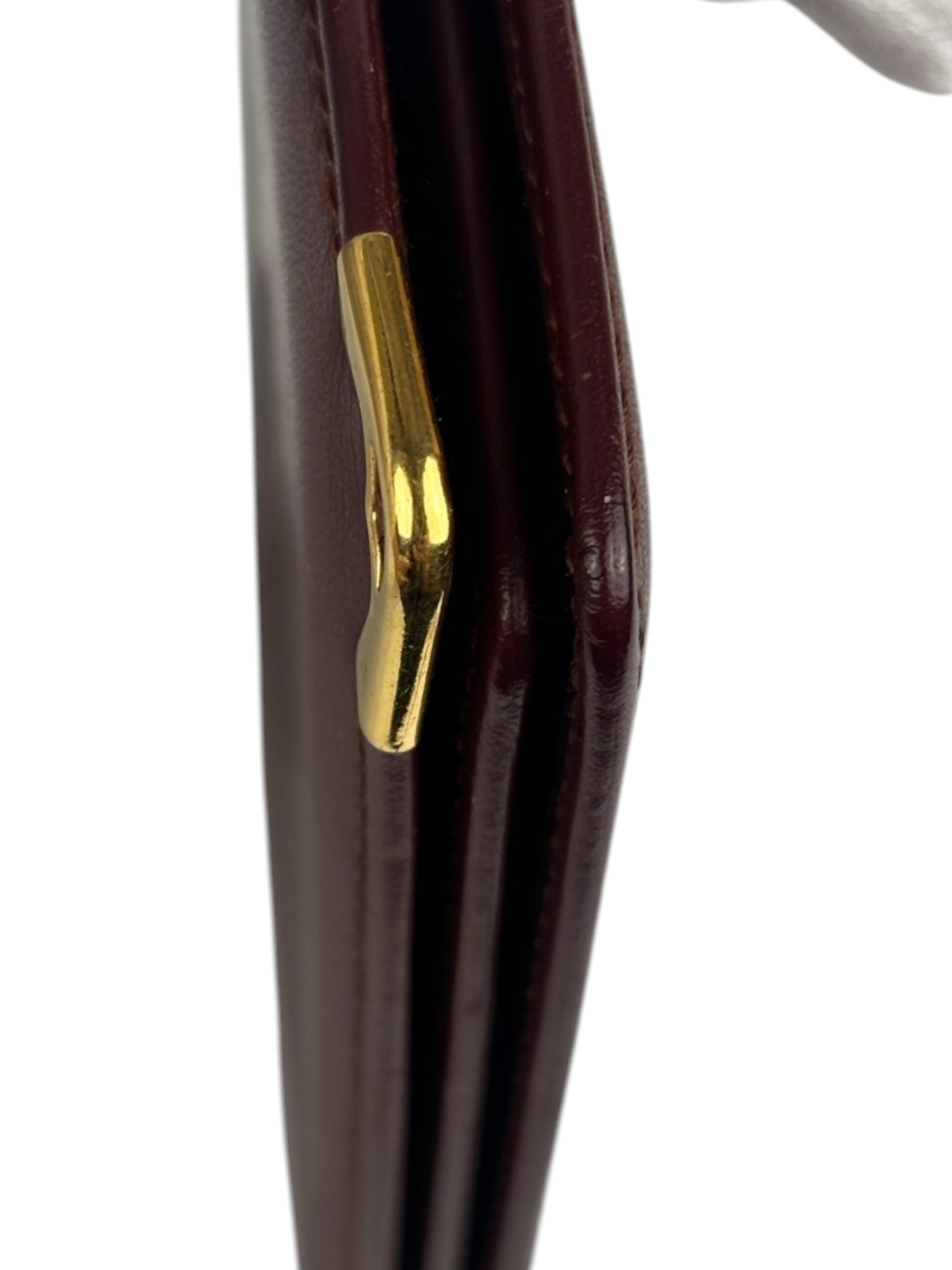 Cartier Vintage Burgundy Leather Wallet