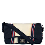 Chanel Navy Cloth Sport Line Shoulder Bag 2005