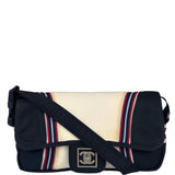 Chanel Navy Cloth Sport Line Shoulder Bag 2005