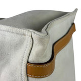 Hermes Beige/Brown Leather Trim Cabalicol Tote
