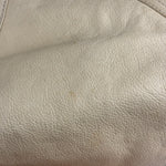 Fendi Off-White Grained Leather Spy Shoulder Bag