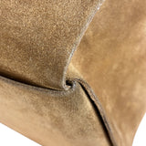 Bottega Veneta Brown Suede Maxi Intrecciato Arco Tote