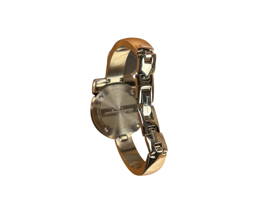 Ferragamo Round Silver Dot Dial