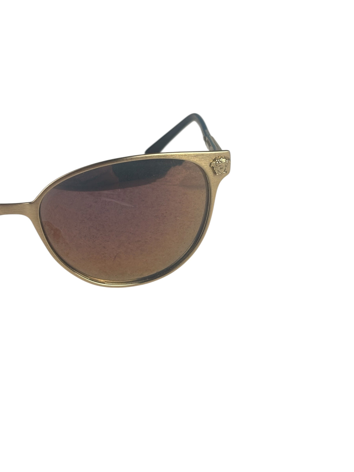 Versace MOD 2158 Black/Gold Mirrored Sunglasses