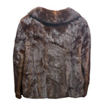 Vintage Saga Mink Dark Hazel Brown Coat