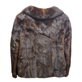 Vintage Saga Mink Dark Hazel Brown Coat