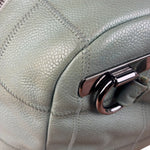 Chanel Light Green Quilt LAX Leather Bowler Bag 2004
