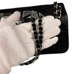 Chanel Black Leather CC Mirrored Mosaic Flap Bag 2008