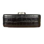 Marc Jacobs Croc Snapshot Crossbody Bag