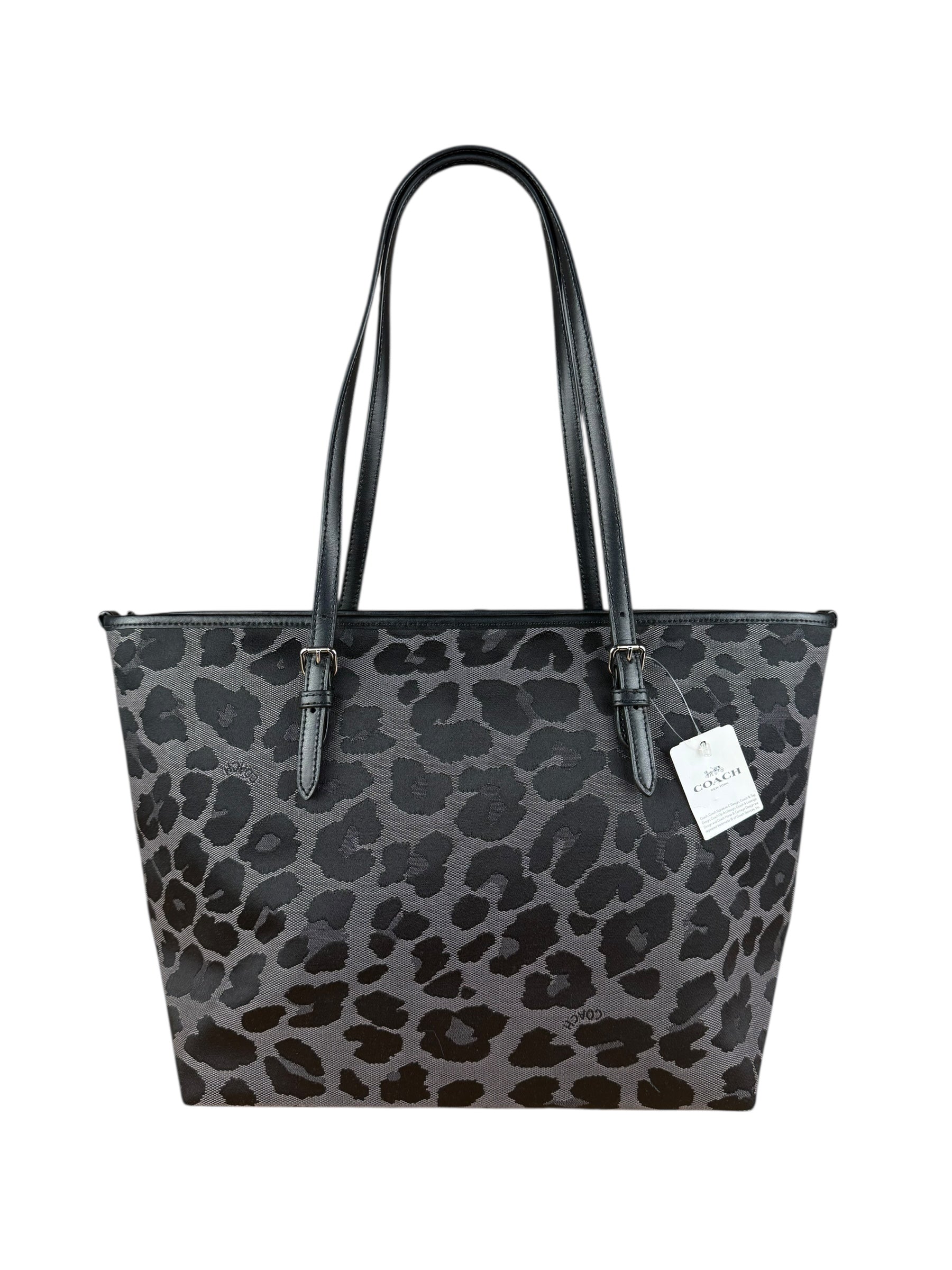 Coach Leopard Print Tote Bag