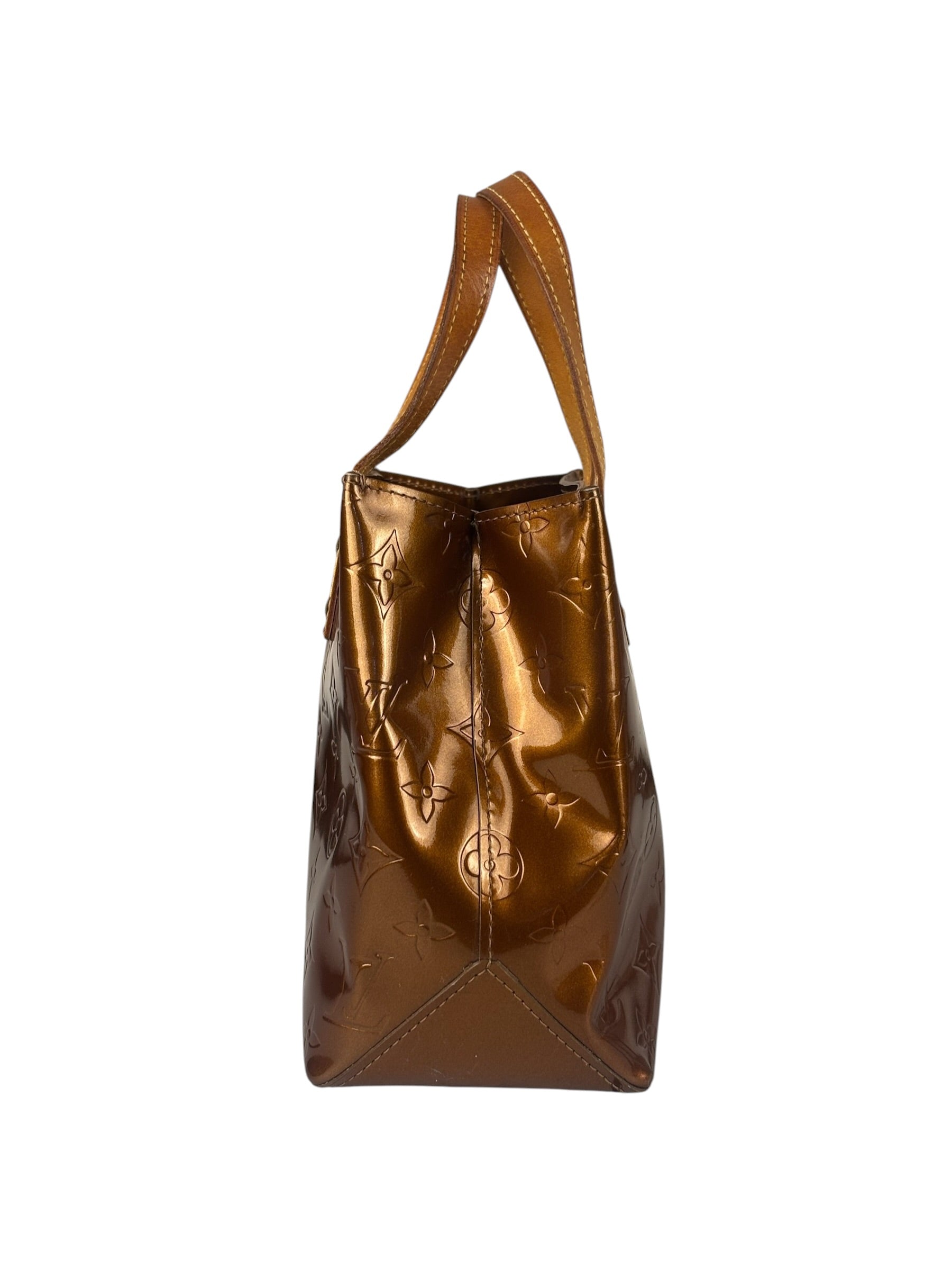 Louis Vuitton Monogram Bronze Vernis Reade PM