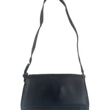 Ferragamo Vintage Black Leather Flap Shoulder Pochette