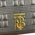 Burberry Black Quilted Leather Lola Shoulder Bag