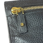 Tom Ford Black Leather Alix Clutch
