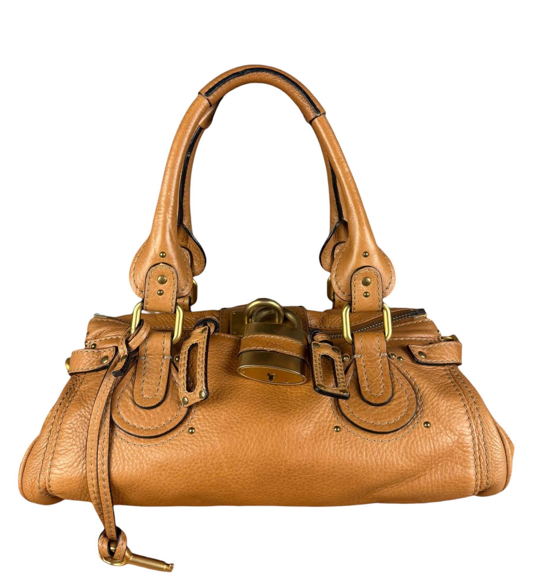 Chloé Brown Leather Paddington Handbag