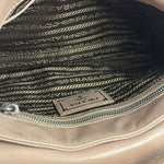 Prada Blush Pink Vitello Shiny Leather Flap Bag