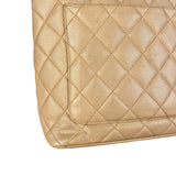 Chanel Caviar Quilted Medallion Tote Beige 2002 (Handle Wear)