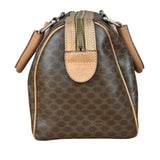 Celine Brown Leather Boston Handbag