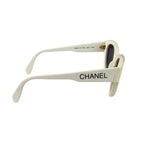 Chanel White Acetate Sunglasses 05247 10601