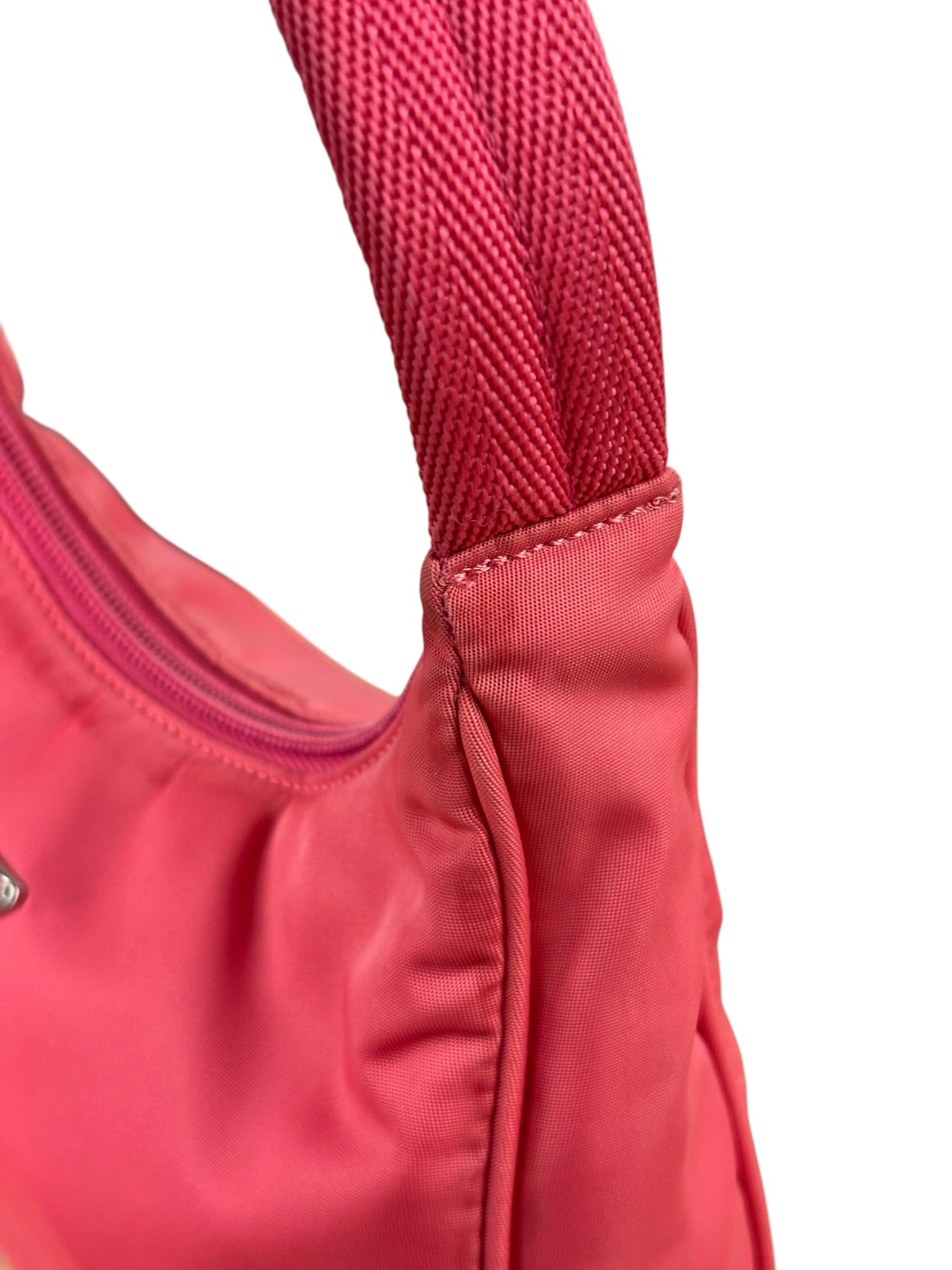Prada Pink Tessuto Nylon Pochette
