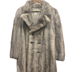 Vintage Koslouis Light Grey Mink Fur Coat