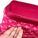 Louis Vuitton Monogram Denim Noefull MM Tote Pink