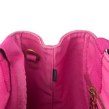 Prada Pink Canapa Canvas Handbag