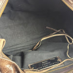 Balenciaga Brown Leather Medium Le City Two-Way Bag