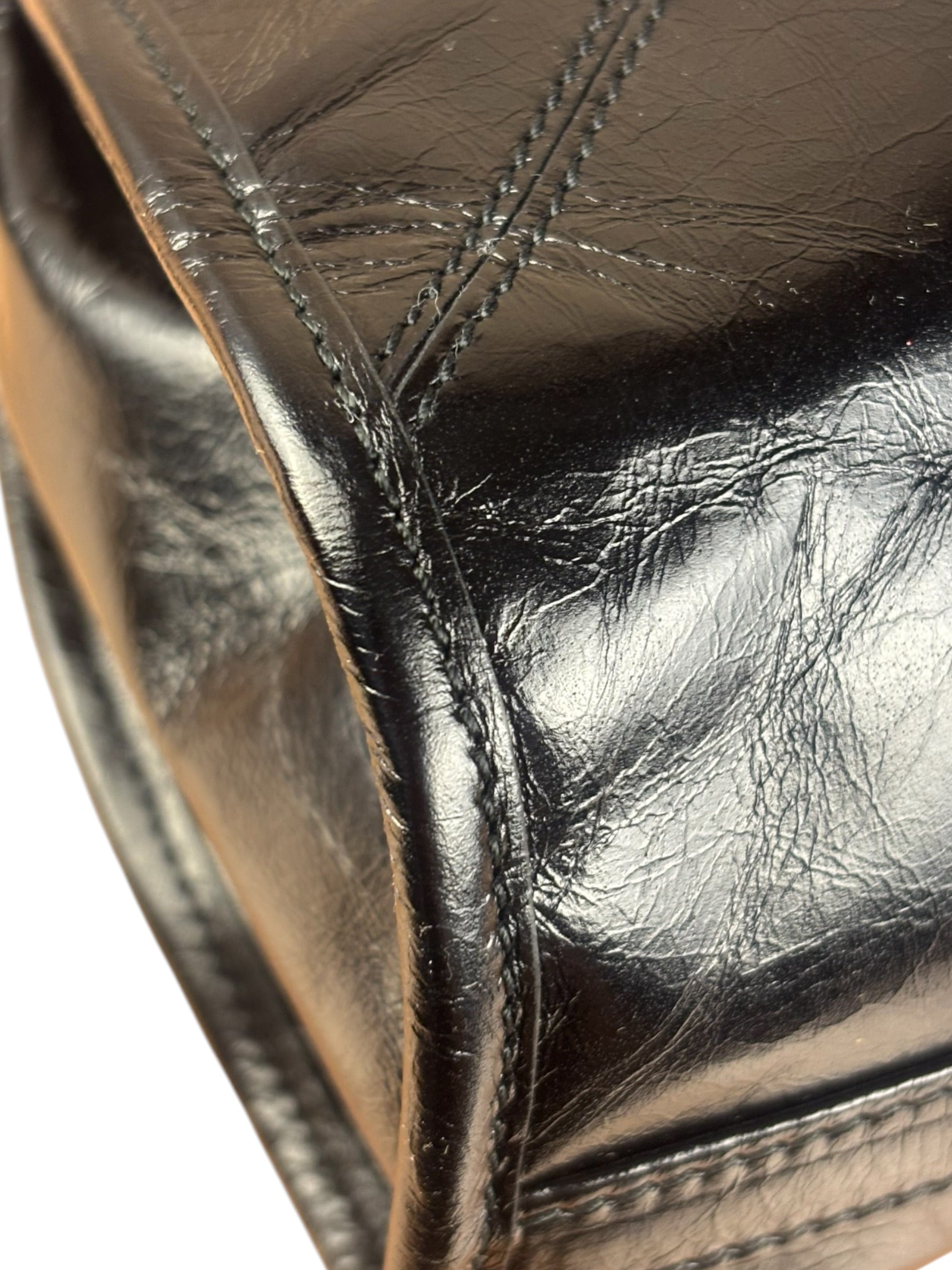 Prada Calfskin Bonnie Shoulder Bag Black