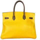 Hermes Birkin 35 Cushvel Havana x Jaune