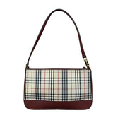 Burberry Vintage House Check Canvas/Leather Shoulder Bag