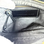 Balenciaga Black Leather Classic City Shoulder Bag