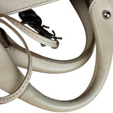 Celine Vintage Ivory Leather Boogie Handbag