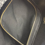 YSL Black Raffia Leather Trim Jamie Chain Shoulder Bag