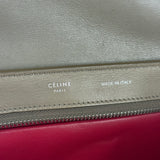 Celine Tricolor Trapeze Pebbled Leather Hand Bag