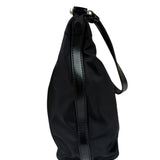 Prada Black Leather Trim/Tessuto Nylon  Shoulder Bag
