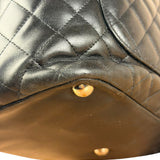 Chanel Black Leather Cambon Ligne Tote 2003