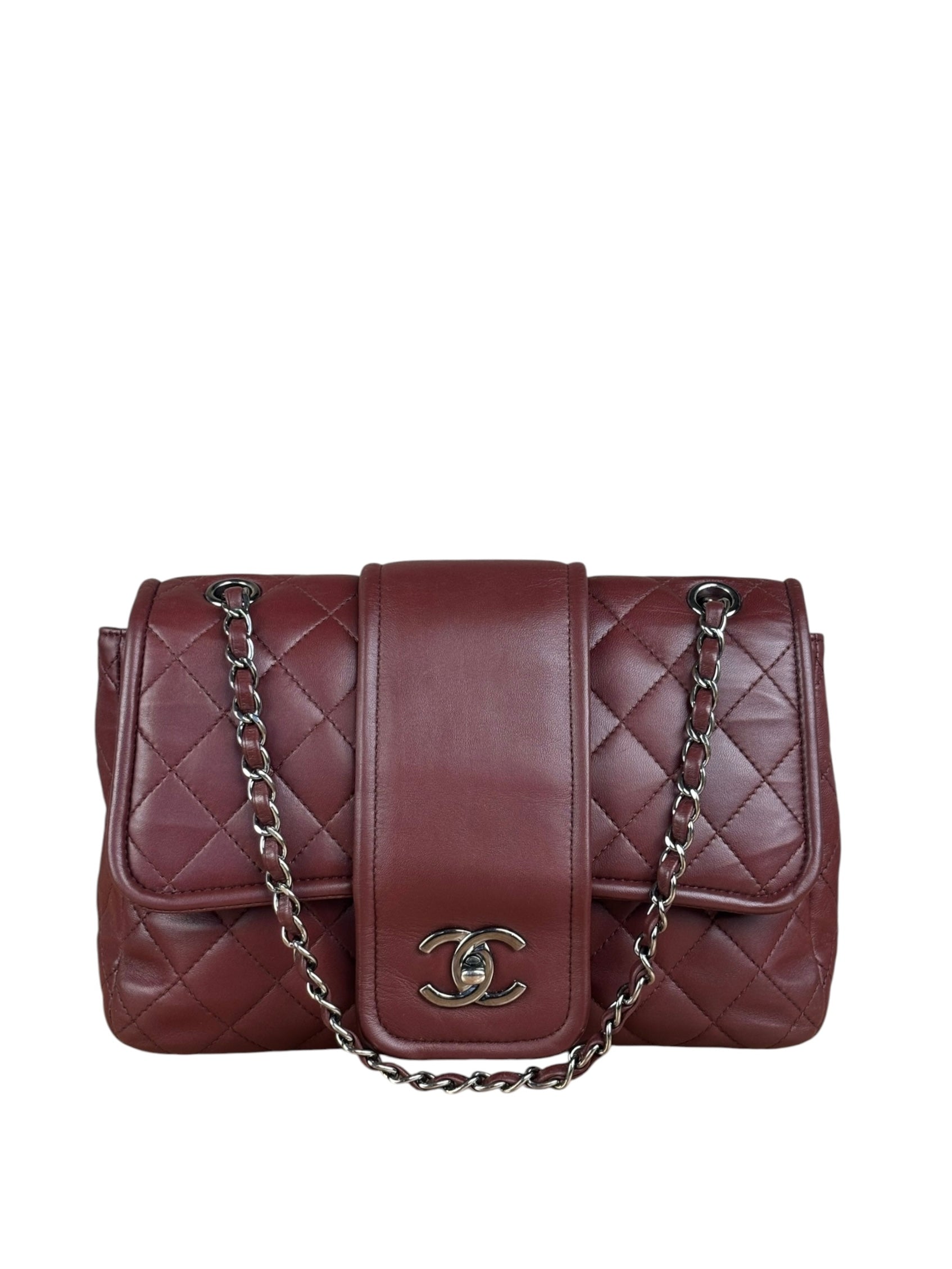 Chanel Burgundy Elementary Chic Flap 2018