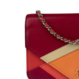 Chanel Pink Leather Wallet on Chain Crossbody Bag 2017