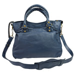 Balenciaga Mist Blue Leather Sunday City Bag