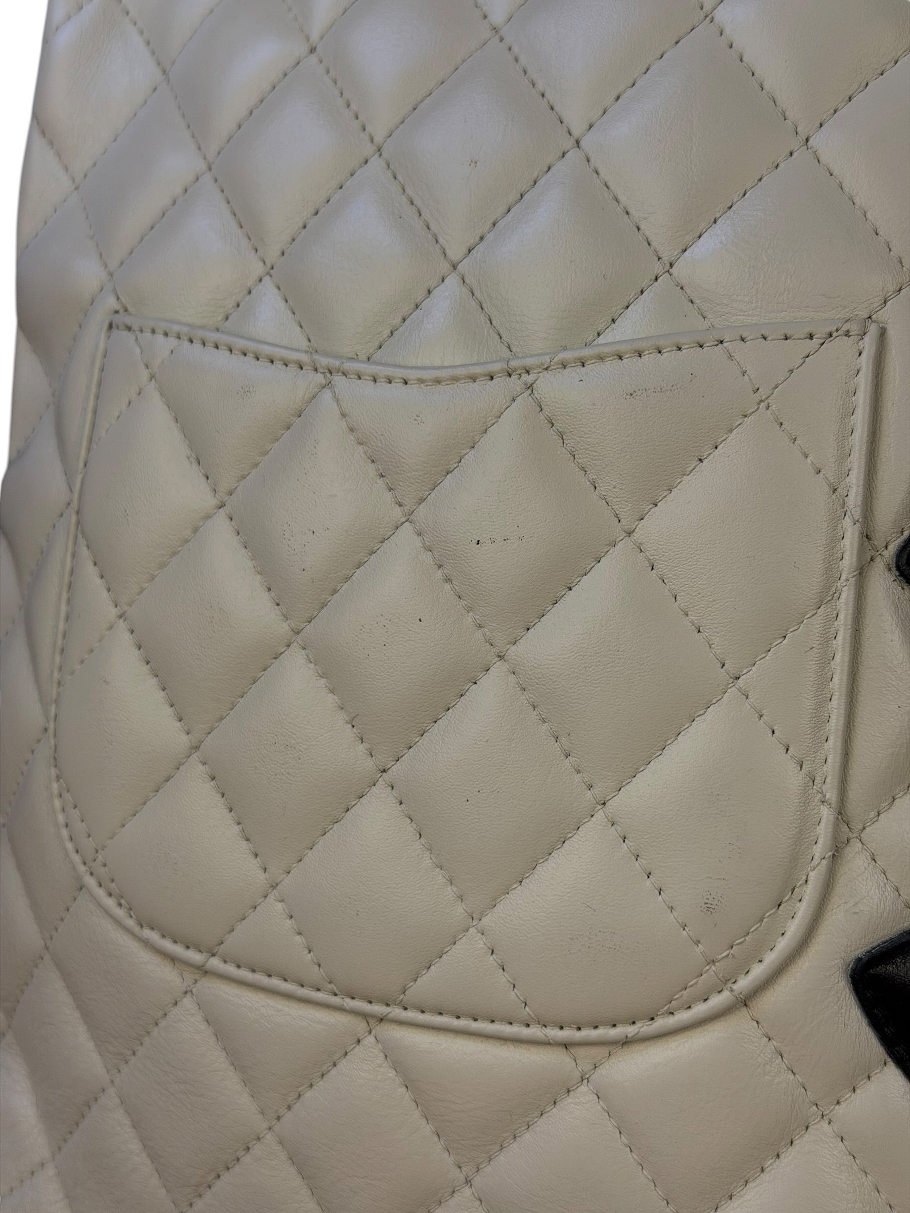 Chanel Vintage Leather Cambon Ligne Crossbody/Shoulder Bag-2008
