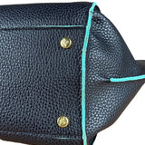 Vivienne Westwood Navy Leather Two Way Bag