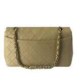 Chanel Vintage Beige Quilted Leather Diana Flap Bag 1989